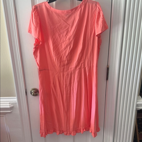LOFT Vibrant Coral Dress - Picture 4 of 4